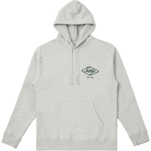 Sweatshirt Hooded Flocked Logo - Grey - Sanjo - Modalova