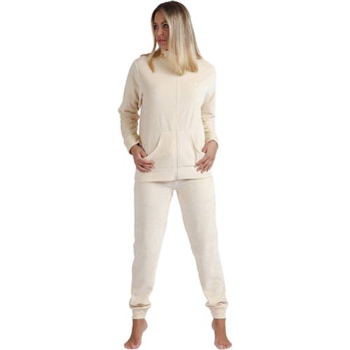 Pyjamas/ Nachthemden Pyjama Hausanzug Hose Jacke mit Reißverschluss Soft Home - Admas - Modalova