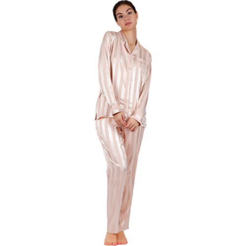 Pyjamas/ Nachthemden Pyjama-Hemd und Hose Satin Stripes - Admas - Modalova