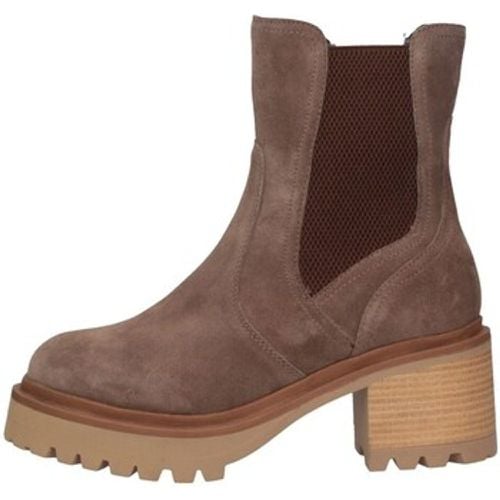 Stiefeletten 3137-LAURA Beatles Frau TAUPE-WILDLEDER - Woz - Modalova