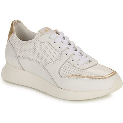 Sneaker 7715MY02-CUIR-BLANC-LAMINATO-PLATINE-CUIR-BLANC-PERFO - Myma - Modalova