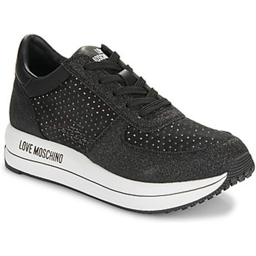 Sneaker STRASS MESH GLITTER - Love Moschino - Modalova