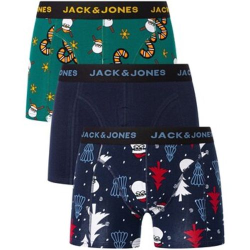 Boxershorts 3er-Pack süße Weihnachtsmann-Unterhosen - jack & jones - Modalova