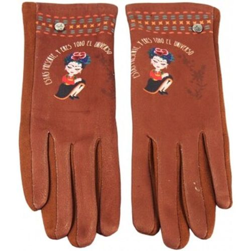 Handschuhe Damenaccessoires k0350 Leder - Frida Kahlo - Modalova