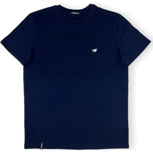 T-Shirts & Poloshirts T-Shirt Paper Plane - Navy - Organic Monkey - Modalova