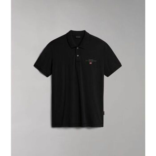 T-Shirts & Poloshirts ELBAS JERSEY - NP0A4GB4-041 BLACK - Napapijri - Modalova