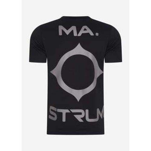 T-Shirts & Poloshirts Oversized back logo print tee - black - Ma.strum - Modalova