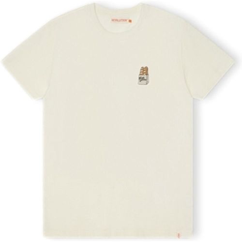 T-Shirts & Poloshirts T-Shirt Regular 1369 FLU - Off White - Rvlt Revolution - Modalova