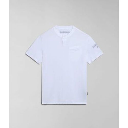 T-Shirts & Poloshirts S-MELVILLE NP0A4HQL-002 BRIGHT WHITE - Napapijri - Modalova
