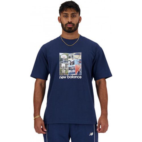 T-Shirts & Poloshirts Hoops graphic t-shirt - New Balance - Modalova