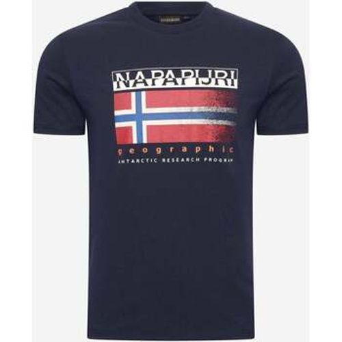 T-Shirts & Poloshirts Kreis t-shirt - blue marine - Napapijri - Modalova