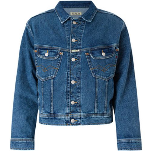 Jeansjacken Jeansjacke mit Brusttasche - Replay - Modalova