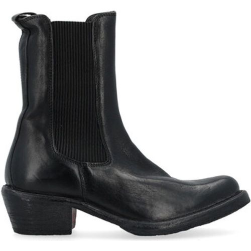 Ankle Boots Texano in schwarzem Leder - Moma - Modalova