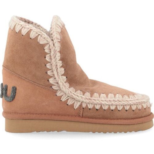 Ankle Boots Stiefelette Eskimo 18 puderrosa mit Glitzerlogo - Mou - Modalova