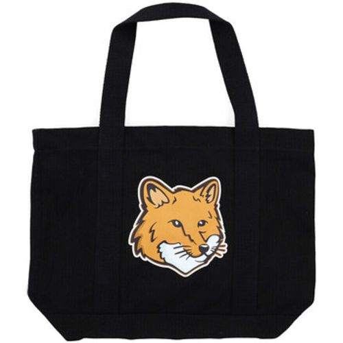 Handtasche Tote Bag Fox Head schwarz - Maison Kitsuné - Modalova