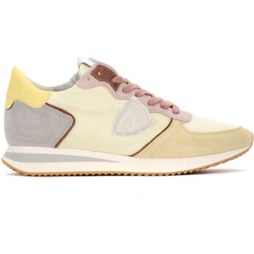 Sneaker Sneaker Tropez X beige, rosa und bordeauxrot - Philippe Model - Modalova