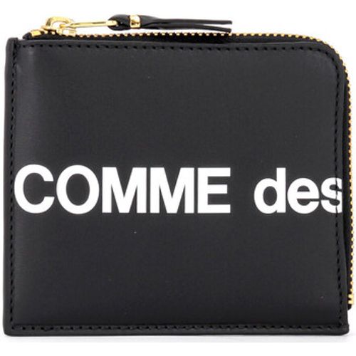 Geldbeutel Brieftasche Comme Des Garçons Wallet Huge Logo schwarzes - Comme des Garcons - Modalova