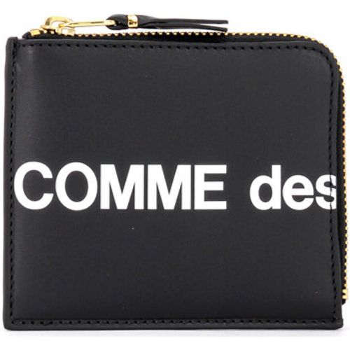 Geldbeutel Comme Des Garçons Wallet Brieftasche Huge Logo schwarzes - Comme des Garcons - Modalova