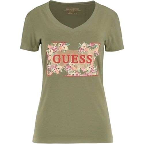 Guess T-Shirt Fleurs - Guess - Modalova