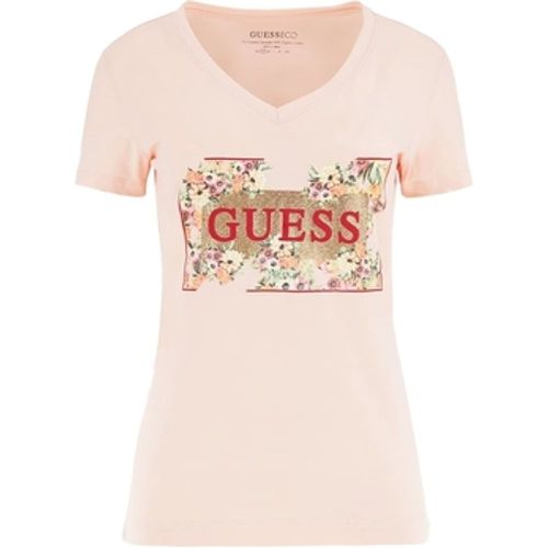Guess T-Shirt Fleurs - Guess - Modalova