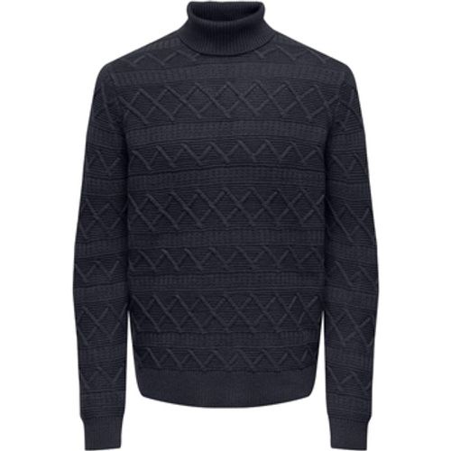 Pullover ONSWADE REG 5 STRUC ROLL NECK KNIT 22027158 - Only & Sons - Modalova