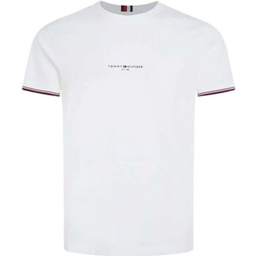 T-Shirt Tommy Logo Tipped Te - Tommy Hilfiger - Modalova