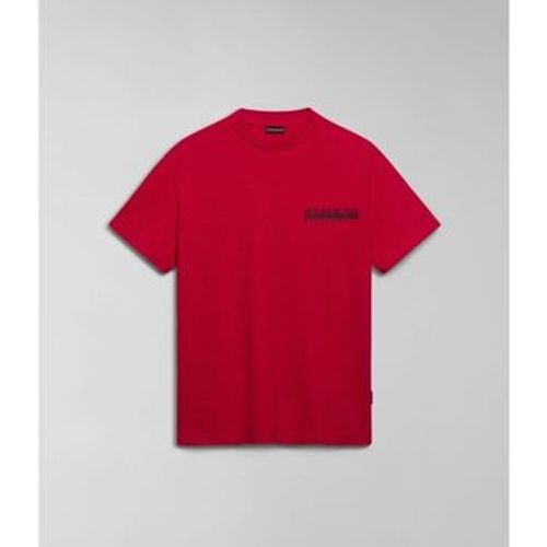 T-Shirts & Poloshirts S-MARTRE NP0A4HQB-R251 RED BARBERRY - Napapijri - Modalova