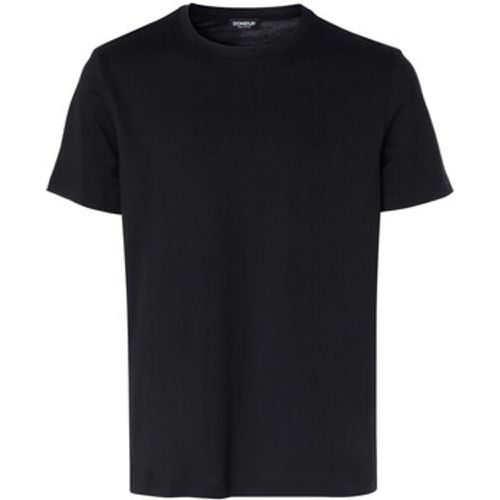 T-Shirts & Poloshirts T-Shirt in schwarzer Baumwolle - Dondup - Modalova