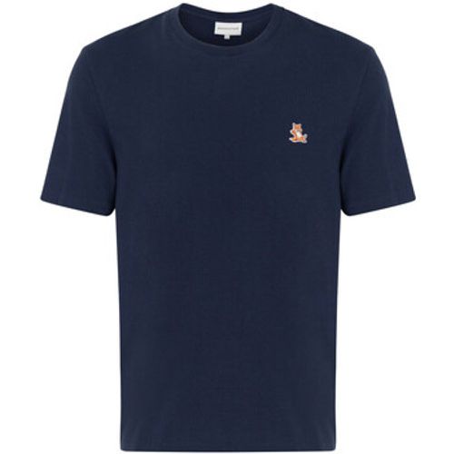 T-Shirts & Poloshirts T-Shirt Chillax Fox navy blau - Maison Kitsuné - Modalova