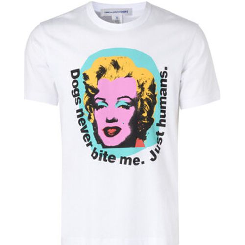 T-Shirts & Poloshirts T-Shirt Comme Des Garçons Shirt Marylin Monroe in weißer - Comme des Garcons - Modalova