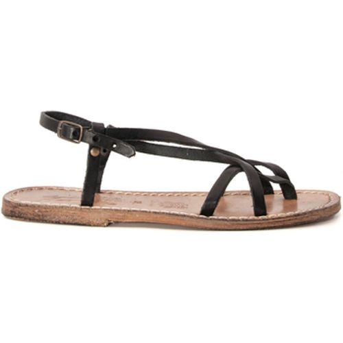 Sandalen GIANLUCA 537FT INCROCIATO NERO - Gianluca - L'artigiano Del Cuoio - Modalova