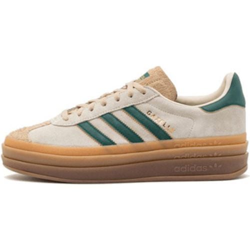 Sneaker Gazelle Bold Magic Beige Collegiate Green - Adidas - Modalova