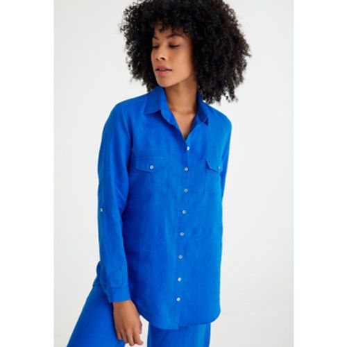 Blusen Linen Pocket Detailed Shirt - Just Like You - Modalova