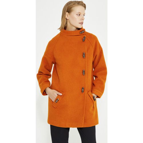 Damenmantel Front Button Detailed Side Pocket Women'Coat - Just Like You - Modalova