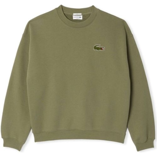 Sweatshirt Loose Fit Badge Accent Sweatshirt - Vert Kaki - Lacoste - Modalova