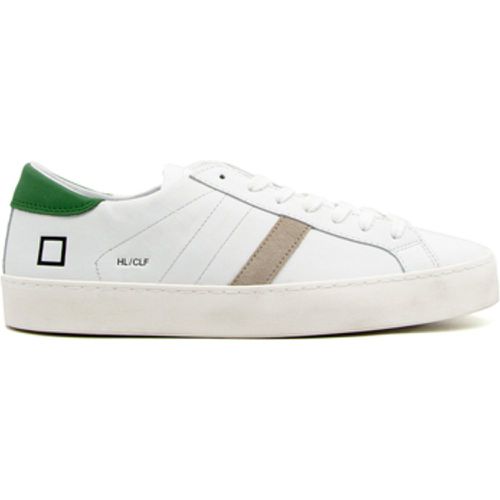 Sneaker D.A.T.E. HL-CA-WG HILL LOW CALF WHITE-GREEN - Date - Modalova