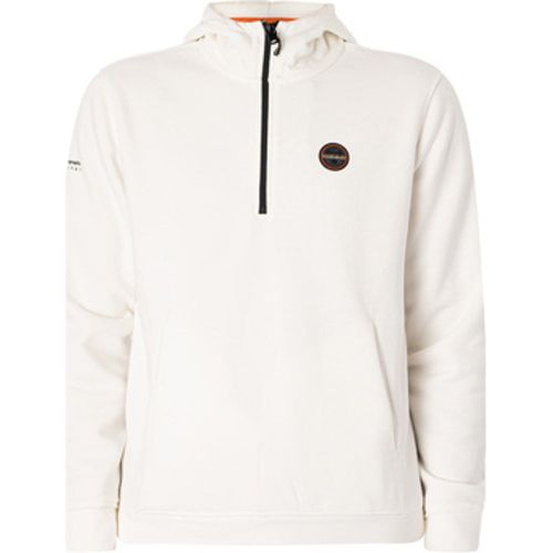 Sweatshirt Kapuzenjacke Mit 1/4-Reißverschluss Und Badge - Napapijri - Modalova