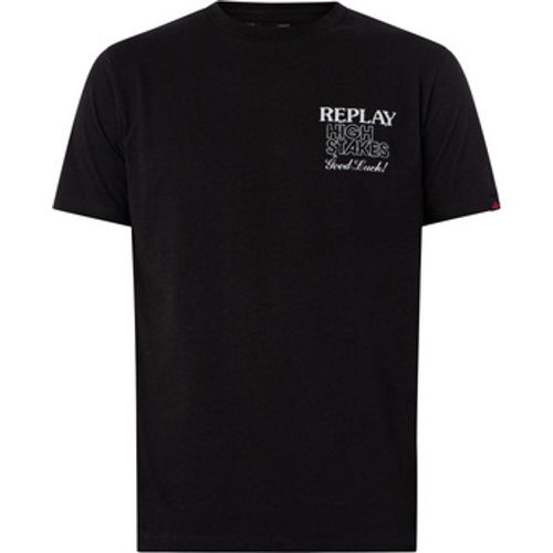 T-Shirt Grafik T-Shirt Mit Hohem Einsatz - Replay - Modalova