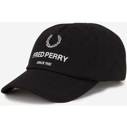 Schirmmütze Cotton canvas branded cap - black - Fred Perry - Modalova