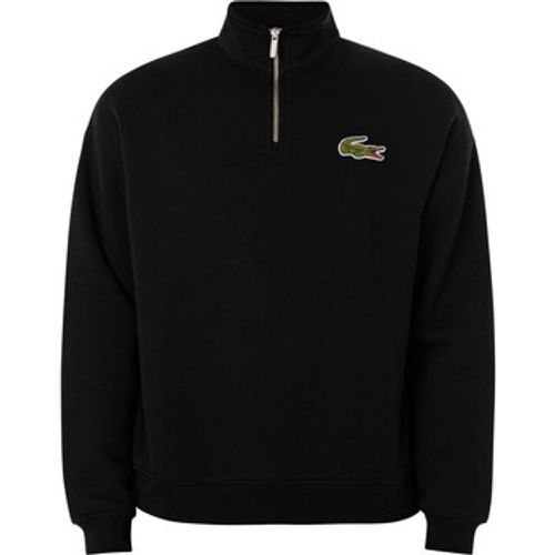 Sweatshirt Lockeres Sweatshirt Mit Reißverschluss Und Krokodil-Logo - Lacoste - Modalova