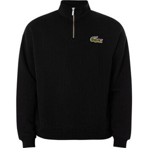 Sweatshirt Lockeres Sweatshirt mit Reißverschluss und Krokodil-Logo - Lacoste - Modalova
