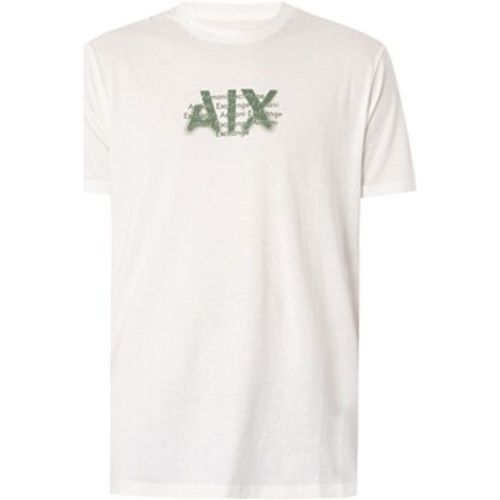 T-Shirt T-Shirt mit verblasstem Logo und Grafik - EAX - Modalova