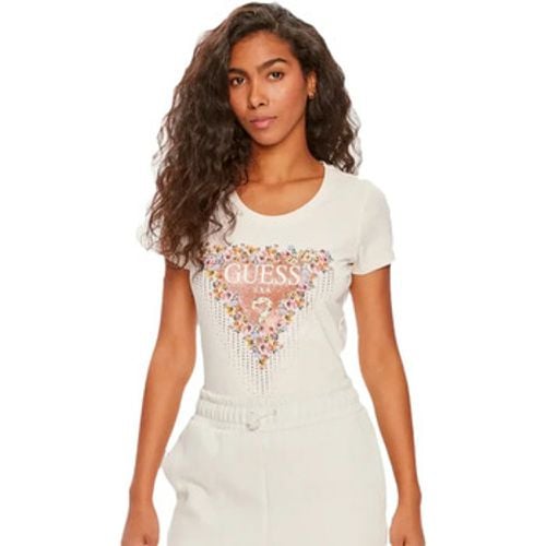 Guess T-Shirt Flowers - Guess - Modalova