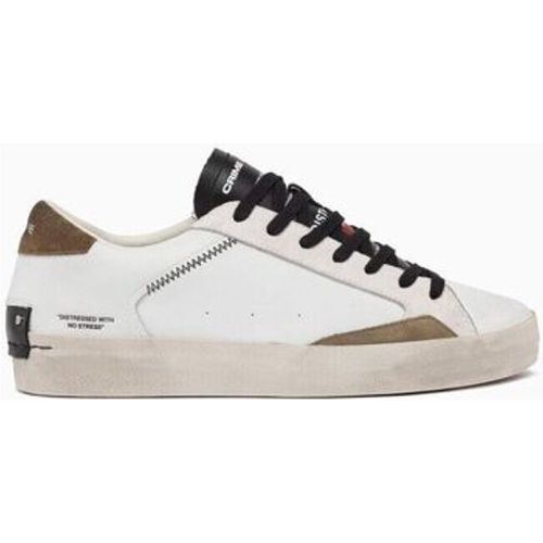 Sneaker DISTRESSED 150005AA7-10 WHITE - Crime London - Modalova