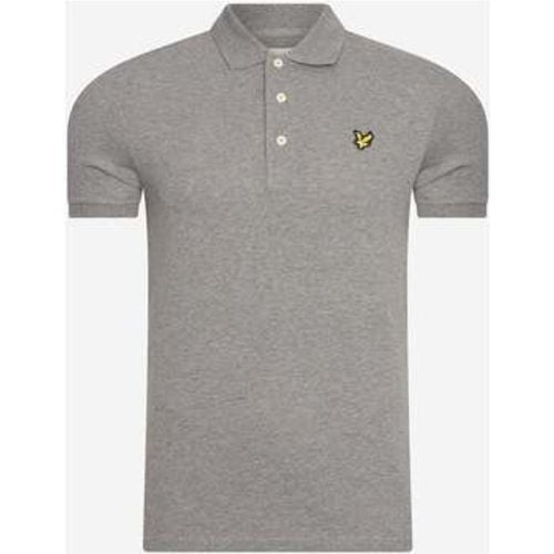 T-Shirts & Poloshirts Plain polo shirt - mid grey marl - Lyle & Scott - Modalova