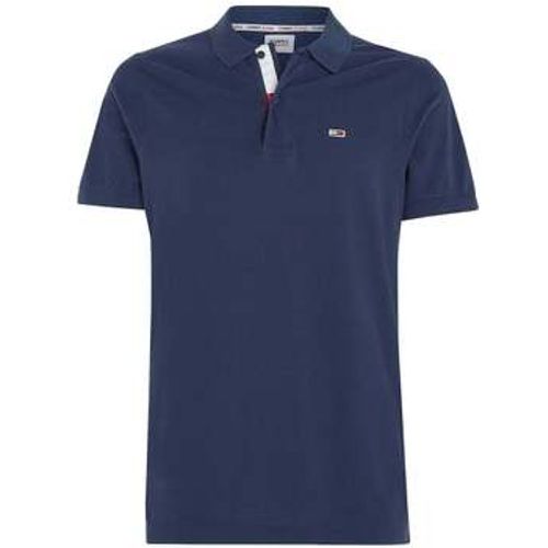 T-Shirts & Poloshirts Slim Flag Placket Polo Shirt Twilight Navy - Tommy Jeans - Modalova