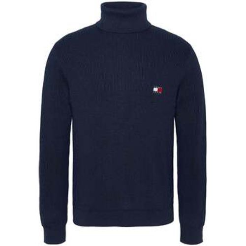 Sweatshirt Slim Roll Neck Jumper Dark Night Navy - Tommy Jeans - Modalova