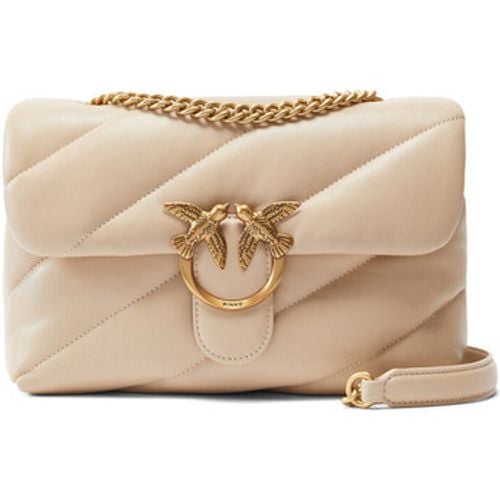 Handtasche Tasche Classic Love Bag Puff aus beigem Nappaleder - pinko - Modalova