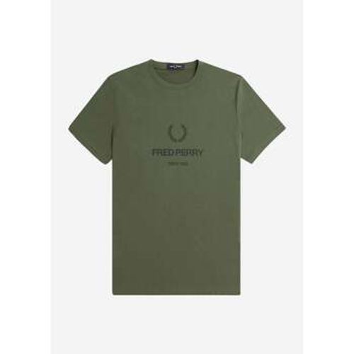 T-Shirts & Poloshirts graphic t-shirt - laurel wreath green - Fred Perry - Modalova