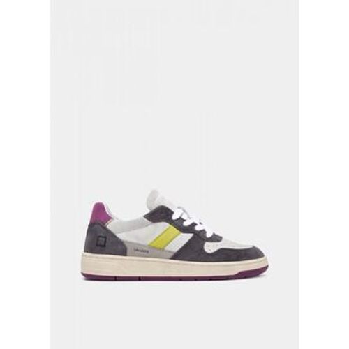 Sneaker W411-C2-VC-IP - COURT 2.0-VINTAGE CALF WHITE-PURPLE - Date - Modalova